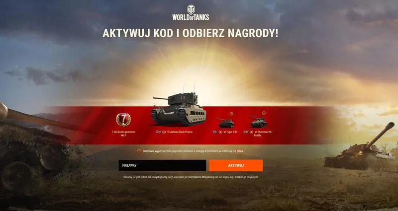Jak zdobyć kody WoT