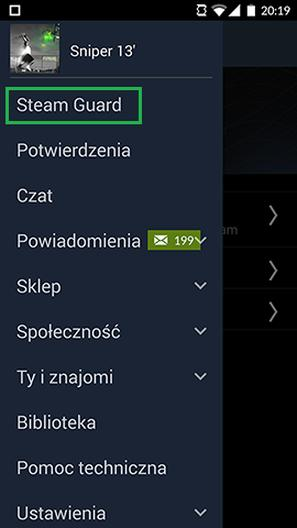 Konfiguracja tokena Steam