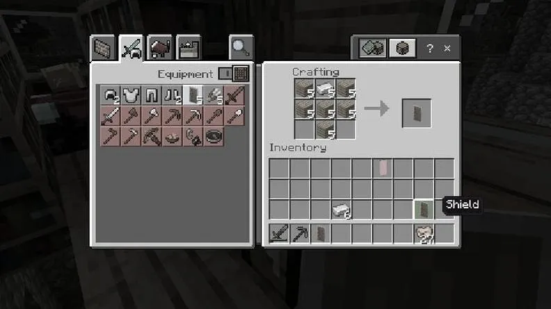 Personalizacja tarczy w Minecraft