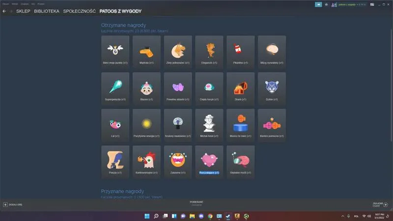 Punkty Steam