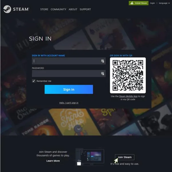 Rejestracja na Steamie przez telefon