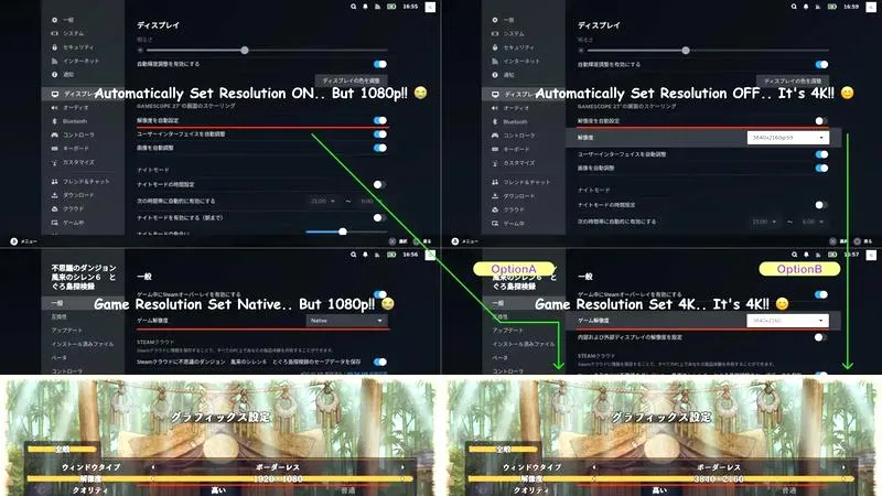 Rozdzielczość gry Steam