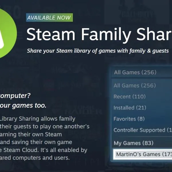 Udostępnianie biblioteki Steam