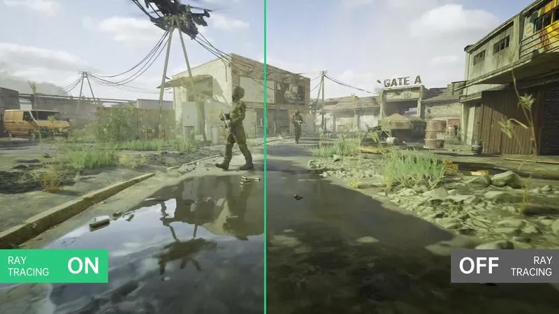 Wydajność gier z ray tracing