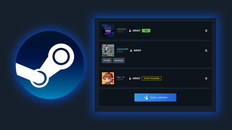 Zasady udostępniania biblioteki Steam